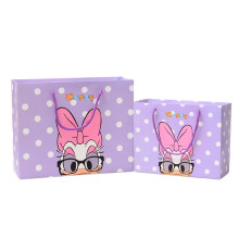 cheap price 120gsm brown cartoon carry raw materials butterfly blue navy white close custom gift paper bag